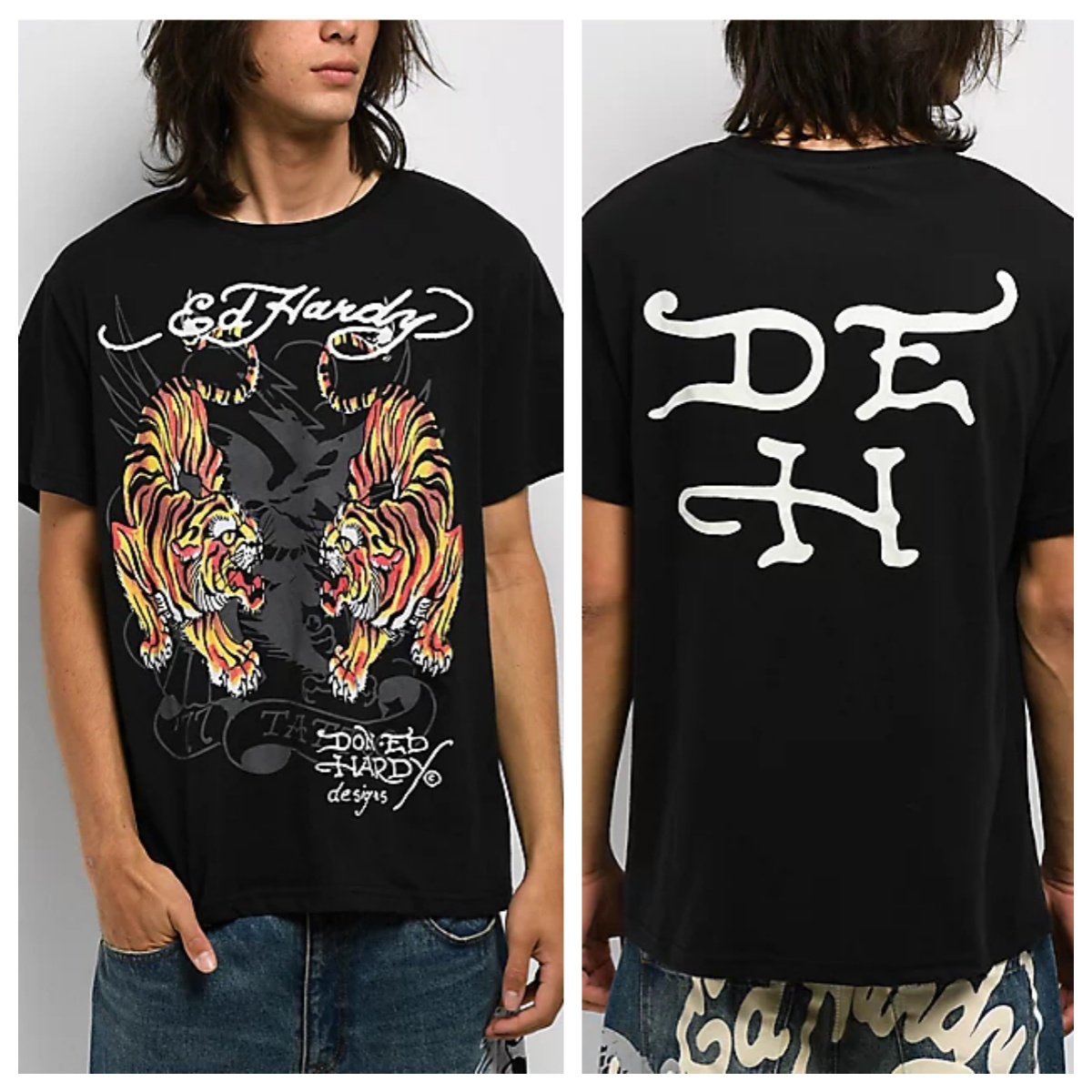 Streetwear Brand Marketing - Camiseta de algodão com estampa gráfica