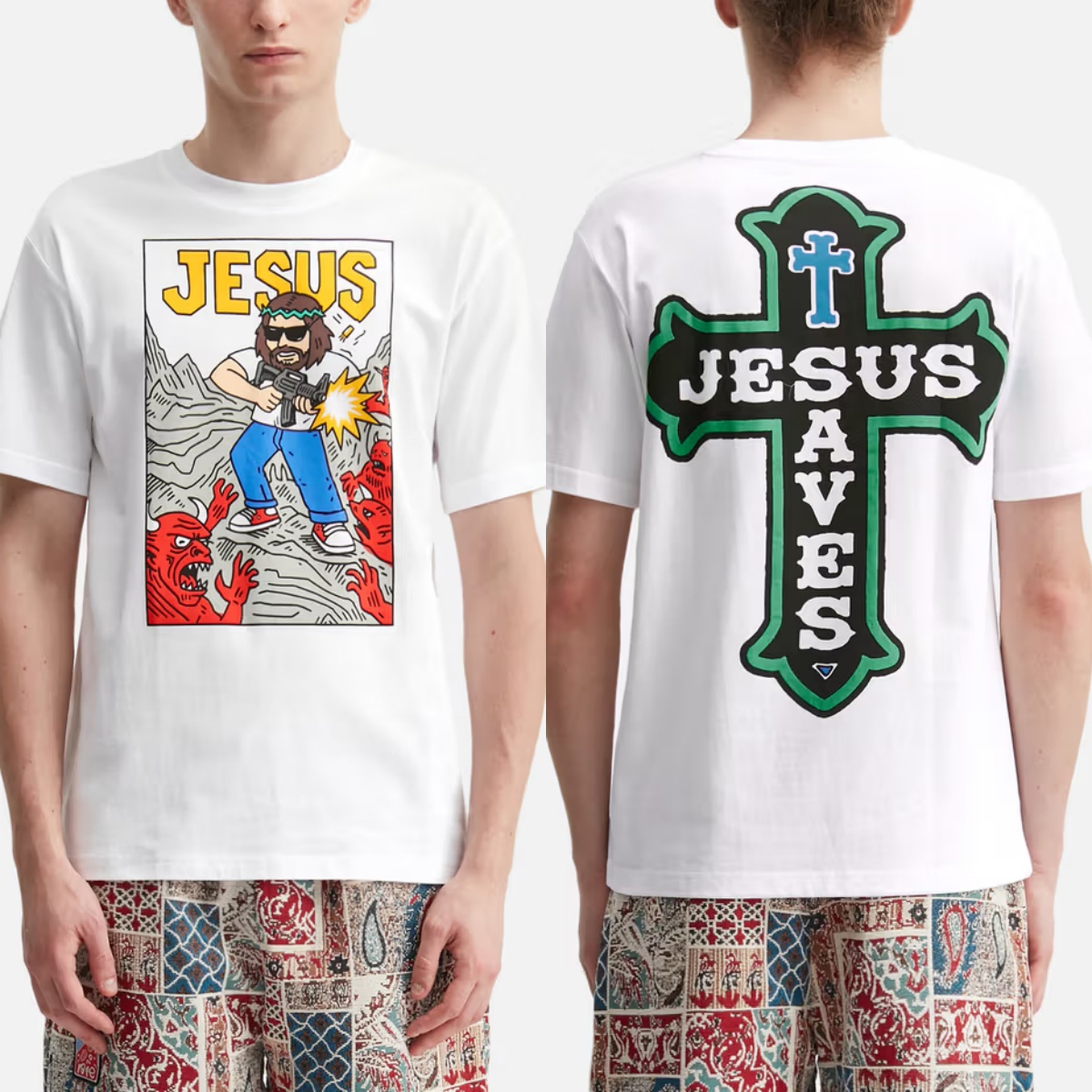 Streetwear Brand In Paris - Camiseta Jesus Mayhem Paris High Street