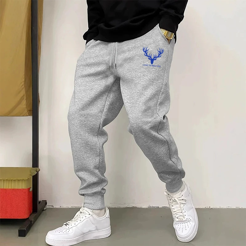 Streetwear Brand Tracksuit - Calças de Moletom Masculinas Novas para