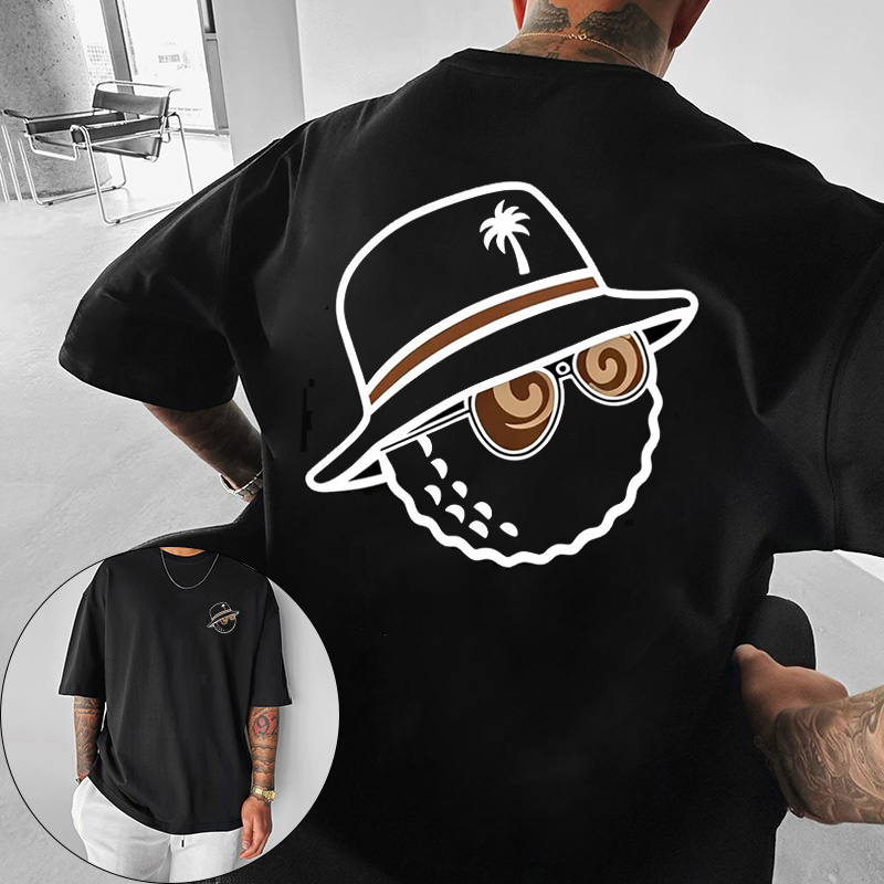 Streetwear Brand Marketing - Camiseta Gráfica Unissex Moderna com Estampa