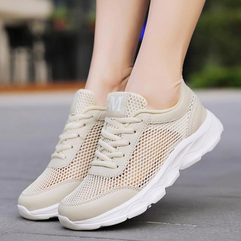 Streetwear Brand From Japan - Verão respirável tênis feminino malha sapatos
