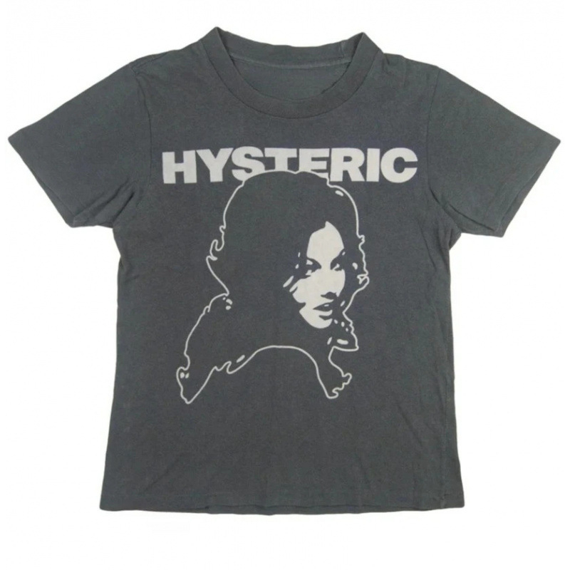 Streetwear Brand Marketing - Camiseta Vintage com Retrato de Menina,