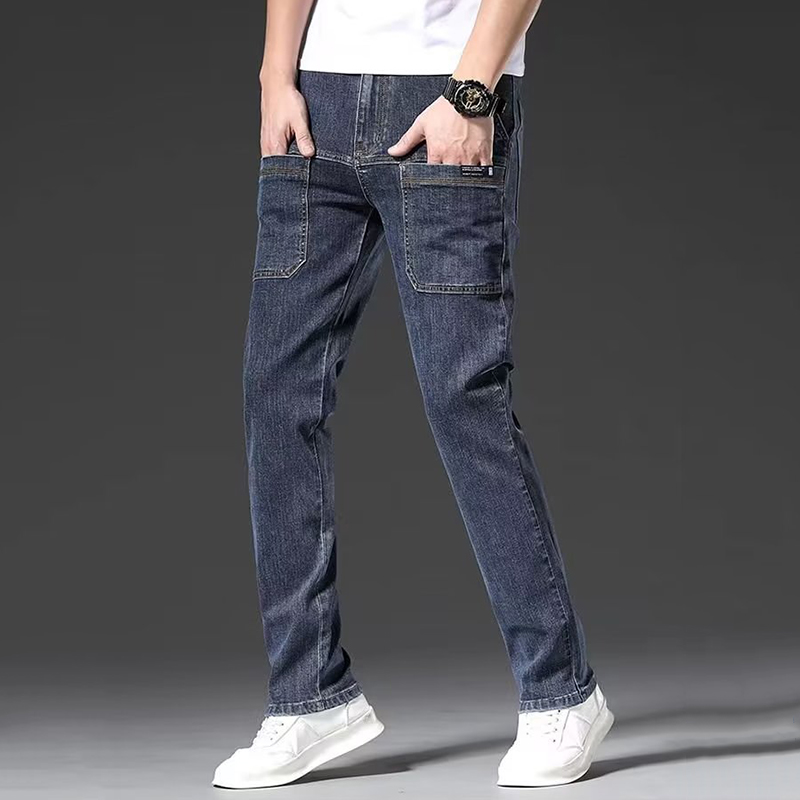 Calças jeans de perna estreita - Streetwear Brand Sale avaliação e preço