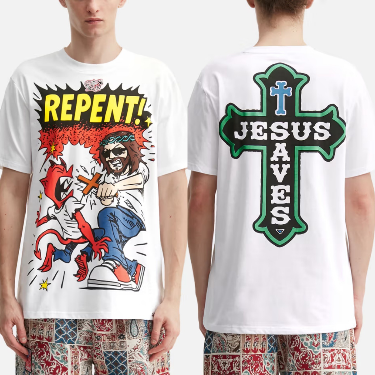 Camiseta Jesus Mayhem Paris Hi - Streetwear Brand In Paris avaliação e preço