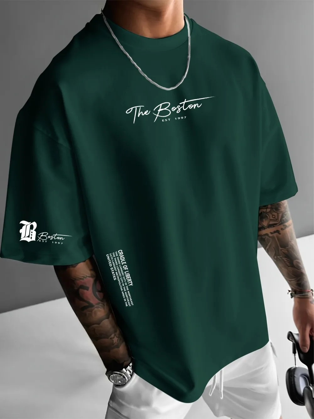 A mais recente camiseta mascul - Streetwear Brand Marketing avaliação e preço