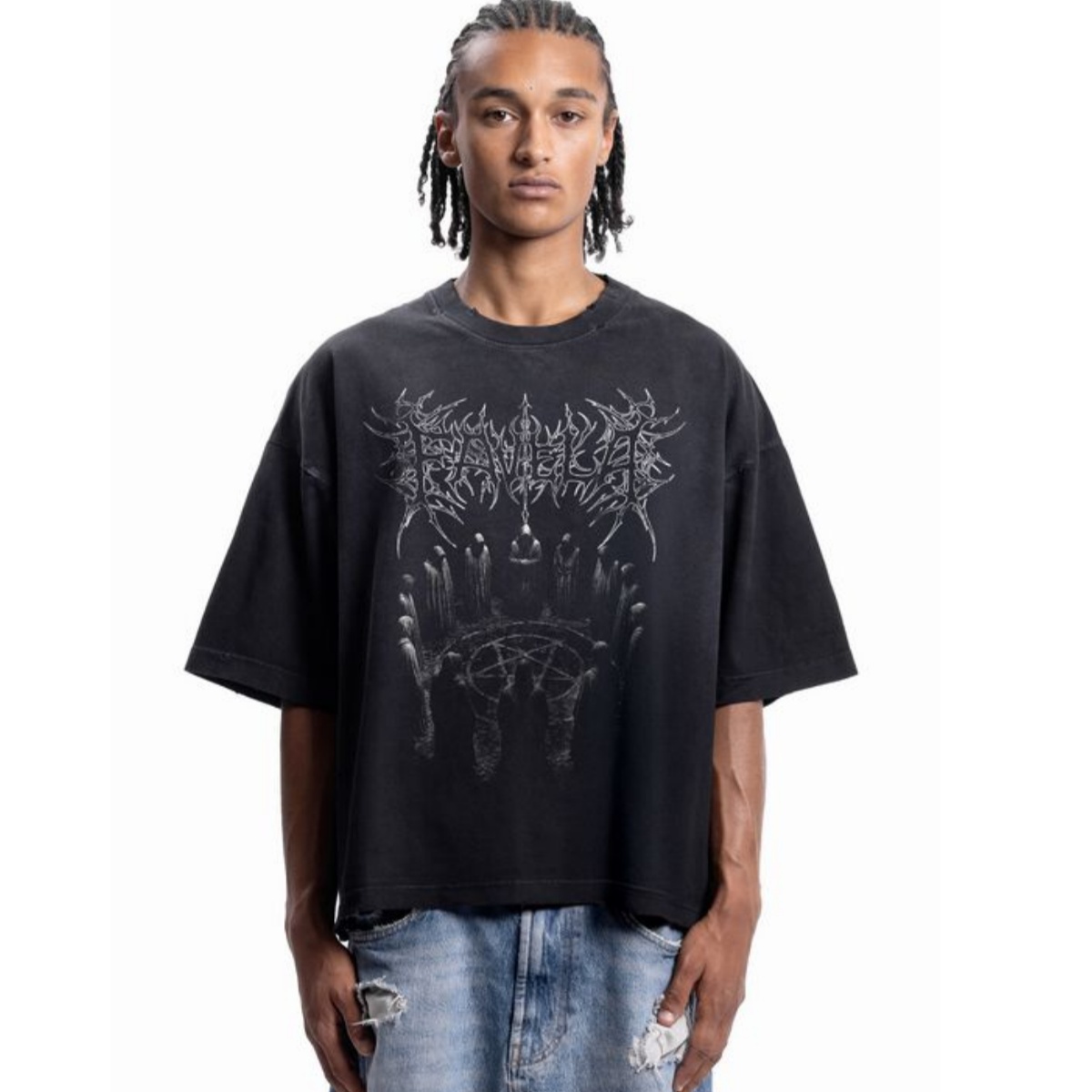 Camiseta Unissex de Algodão co - Streetwear Brand Font avaliação e preço